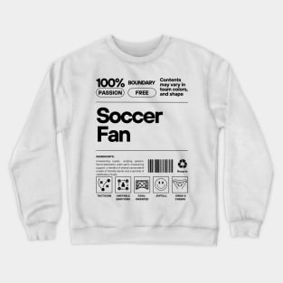 SCTX004 - Soccer Fan, Product Description Crewneck Sweatshirt